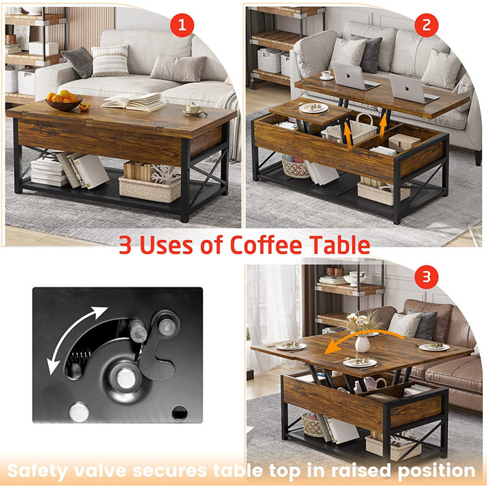 17 Stories Pavert Coffee Table & Reviews Wayfair
